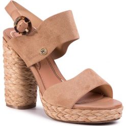 Espadryle WRANGLER - Malaga Rambla WL01500A Natural 026. Pomarańczowe espadryle damskie Wrangler, bez wzorów, ze skóry ekologicznej, bez obcasa, na obcasie. Za 319,00 zł.