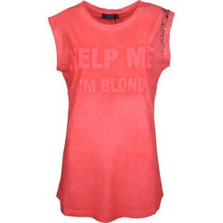 Twin-Set T-shirt. Bluzki damskie Twin Set, bez wzorów, z bawełny, z okrągłym kołnierzem. Za 159,00 zł.