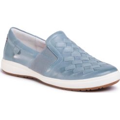 Półbuty JOSEF SEIBEL - Caren 26 67726 133 520 Hellblau. Niebieskie półbuty damskie Josef Seibel, na co dzień, bez wzorów, ze skóry, bez obcasa, na płaskiej podeszwie, bez zapięcia. Za 349,00 zł.