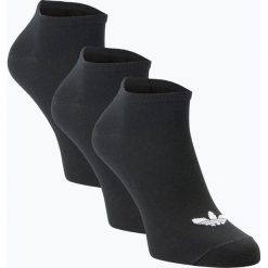 Skarpetki damskie: adidas Originals – Damskie skarpety do obuwia sportowego pakowane po 3 szt., czarny