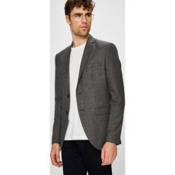 Selected - Marynarka. Szare garnitury męskie marki Selected, z elastanu, casualowe. W wyprzedaży za 299,90 zł.