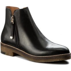 Botki EVA MINGE - Bernardita 2K 17SM1372219EF 101. Czarne buty zimowe damskie marki Eva Minge, ze skóry. W wyprzedaży za 259,00 zł.