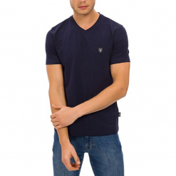 T-shirt w kolorze ciemnoniebieskim. Niebieskie t-shirty męskie GALVANNI, m. W wyprzedaży za 84,95 zł.