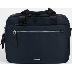 Parfois - Torba. Czarne torby na laptopa marki Parfois, w paski, z materiału. Za 139,90 zł.