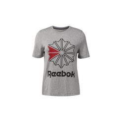 T-shirty z krótkim rękawem Reebok Classic Koszulka Classics Big Logo Graphic. Szare koszulki damskie Reebok Classic, m, bez wzorów, bez kołnierzyka, z krótkim rękawem. Za 90,30 zł.