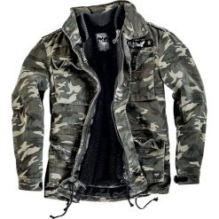 Kurtki męskie: Black Premium by EMP Army Field Jacket Kurtka kamuflaż