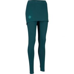 Legginsy sportowe ze spódniczką, Level 2 bonprix szmaragdowy w graficzny wzór. Niebieskie spódniczki damskie bonprix, z nadrukiem, sportowe, sportowe. Za 89,99 zł.