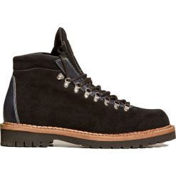 Buty MONTELLIANA JACK. Czarne buty trekkingowe męskie Montelliana, ze skóry. W wyprzedaży za 1408,00 zł.