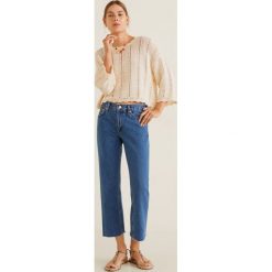 Mango - Jeansy Sayana. Zielone jeansy damskie Mango. Za 139,90 zł.