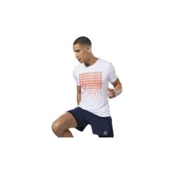 T-shirty z krótkim rękawem Reebok Sport Koszulka Running ACTIVCHILL Graphic. Szare koszulki męskie Reebok Sport, xxl, bez wzorów, sportowe, bez kołnierzyka, krótkie. Za 169,00 zł.