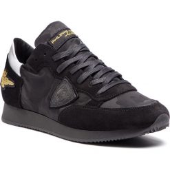 Sneakersy PHILIPPE MODEL - Tropez TRLU CA03 Camouflage Aviation Noir. Czarne sneakersy męskie marki Philippe Model, na co dzień, bez wzorów, ze skóry, bez zapięcia. Za 1269,00 zł.