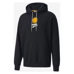 Puma Club Bluza Czarny. Czarne bluzy męskie Puma, m, z nadrukiem, z bawełny, bez kołnierzyka, bez rękawów, bez kaptura. Za 309,95 zł.