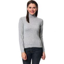 Sweter w kolorze szarym. Szare golfy damskie marki C&Jo i Assuili, z dzianiny. W wyprzedaży za 136,95 zł.