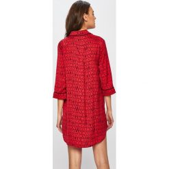 Dkny - Koszula nocna. Czerwone piżamy damskie DKNY, na co dzień, s, bez wzorów, z poliesteru, bez kołnierzyka, bez rękawów. W wyprzedaży za 239,90 zł.