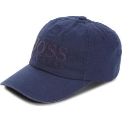 Czapka z daszkiem BOSS - Fritz 50378282 404. Niebieskie czapki męskie Boss, bez wzorów, z bawełny. W wyprzedaży za 149,00 zł.
