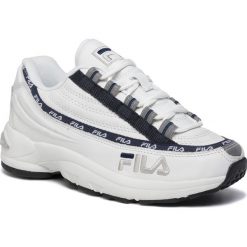 Sneakersy FILA - Dstr97 L Wmn 1010596.1FG White. Białe półbuty damskie Fila, ze skóry ekologicznej. W wyprzedaży za 349,00 zł.