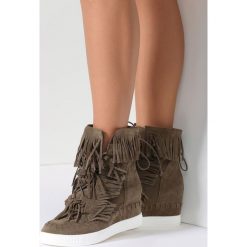 Khaki Sneakersy Capital Letters. Brązowe sneakersy damskie marki vices. Za 44,99 zł.