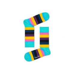 Skarpetki Happy Socks STR01-7005. Brązowe skarpetki męskie marki Happy Socks, z bawełny. Za 24,43 zł.