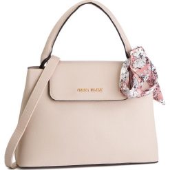 Torebka JENNY FAIRY - RX0094 Beige. Brązowe torebki klasyczne damskie Jenny Fairy, bez wzorów, ze skóry ekologicznej, klasyczne, bez dodatków. Za 99,99 zł.