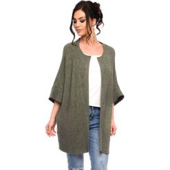 Kardigan "Nala" w kolorze khaki. Brązowe kardigany damskie Saint Germain Paris, s, z kaszmiru. W wyprzedaży za 171,95 zł.