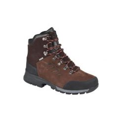 Buty myśliwskie SUPERTRACK 500 V2. Pomarańczowe buty sportowe męskie SOLOGNAC, ze skóry, bez zapięcia. Za 399,99 zł.