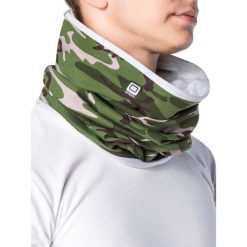 KOMIN MĘSKI A063 - KHAKI/MORO. Brązowe szaliki męskie Ombre Clothing, moro, z bawełny. Za 14,99 zł.