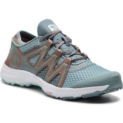 Buty SALOMON - Crossamphibian Swift 2 W 406456 20 V0 Lead/Deep Taupe/Icy Morn. Niebieskie buty sportowe damskie Salomon, z materiału, sportowe, do biegania. Za 379,00 zł.