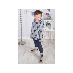 SKINNY | SPODNIE DRESOWE BAGGY JEANS. Niebieskie spodnie chłopięce marki Meleksima, z bawełny, krótkie. Za 119,25 zł.