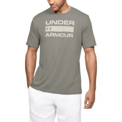 Under Armour Team Issue Wordmark Koszulka Szary. Szare podkoszulki męskie Under Armour, xl, z nadrukiem, z bawełny, z krótkim rękawem. Za 119,95 zł.