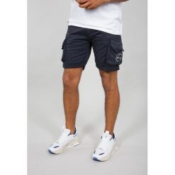 Krótkie spodenki Alpha Industries NASA 126207-07. Niebieskie spodenki i szorty męskie Alpha Industries, m, bez wzorów, krótkie. Za 224,99 zł.