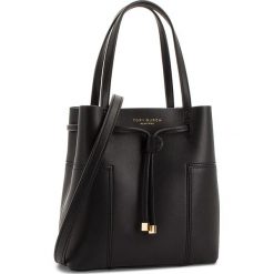 Torebka TORY BURCH - Block-T Small Bucket Bag 50224 Black 001. Czarne torebki worki Tory Burch, ze skóry. W wyprzedaży za 1149,00 zł.