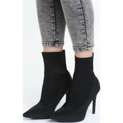 Czarne Botki Really Sensual. Brązowe botki damskie marki Born2be, z materiału, na obcasie. Za 119,99 zł.