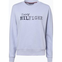 Tommy Hilfiger - Damska bluza nierozpinana, niebieski. Niebieskie bluzy z nadrukiem damskie TOMMY HILFIGER, s. Za 349,95 zł.