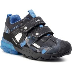 Sneakersy GEOX - J Buller B. B J049VB 0CE11 C0052 S Black/Blue. Czarne trampki chłopięce Geox, bez wzorów, ze skóry ekologicznej, na rzepy. Za 279,00 zł.