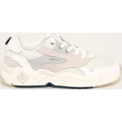 Gant - Buty Nicewill. Białe buty sportowe damskie GANT, bez wzorów, ze skóry, sportowe. W wyprzedaży za 399,90 zł.