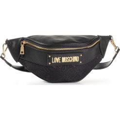 Saszetka nerka LOVE MOSCHINO - JC4216PP08KC100A Nero. Czarne nerki damskie Love Moschino, bez wzorów, ze skóry ekologicznej, młodzieżowe, bez dodatków. Za 639,00 zł.