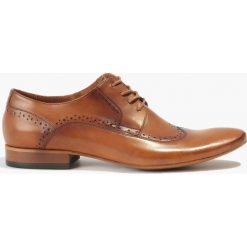 Buty wizytowe męskie: Półbuty brązowe