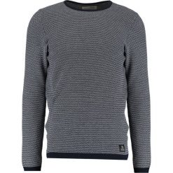 Swetry klasyczne męskie: TOM TAILOR DENIM MINISTRUCTURE CREWNECK Sweter night sky blue