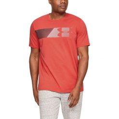Under Armour Koszulka Czerwony. Czerwone podkoszulki męskie Under Armour, l, z nadrukiem, z bawełny, z krótkim rękawem. Za 119,95 zł.