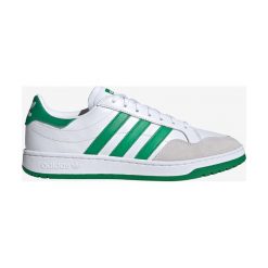Adidas Originals Team Court Tenisówki Biały. Białe trampki męskie adidas Originals, bez wzorów, ze skóry, bez zapięcia. Za 343,95 zł.