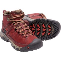 Buty trekkingowe damskie: Keen Buty trekkingowe damskie TARGHEE EXP MID WP kolor czerwono-czarny r. 38.5 (TARGHEXPMW-WN-SYTS)