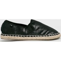 Big Star - Espadryle. Czarne espadryle damskie BIG STAR, bez wzorów, z gumy, bez obcasa, na obcasie. W wyprzedaży za 49,90 zł.