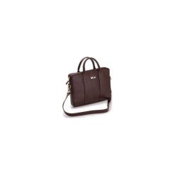 Skórzana Torba Na Laptopa Dulce Bordo. Pomarańczowe torby na laptopa Inny, w paski, ze skóry, eleganckie. Za 393,00 zł.