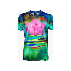 Lotus from Venus men's t-shirt. Zielone t-shirty męskie marki Mars from venus, s, bez wzorów, bez kołnierzyka. Za 101,40 zł.