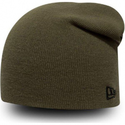 New Era - Czapka. Szare czapki zimowe męskie New Era, z dzianiny. Za 119,90 zł.