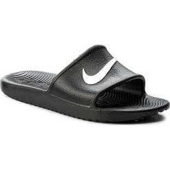 Klapki NIKE - Kawa Shower 832655 001 Black/White. Czarne klapki męskie Nike, z tworzywa sztucznego. Za 89,00 zł.