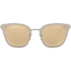 Emporio Armani - Okulary. Brązowe okulary przeciwsłoneczne damskie marki Emporio Armani, prostokątne. Za 739,90 zł.