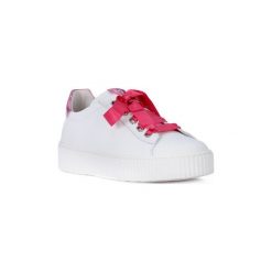 Buty Dziecko Nero Giardini MP NERO GIARDINI MANAUS BIANCO. Białe trampki dziewczęce marki Nero Giardini MP, bez wzorów, bez zapięcia. Za 268,95 zł.