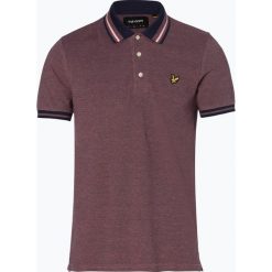 Lyle & Scott - Męska koszulka polo, niebieski. Niebieskie koszulki męskie Lyle & Scott, s, bez wzorów, retro, polo, bez rękawów. Za 299,95 zł.