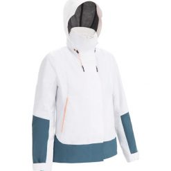 Kurtka żeglarska SAILING 300 damska. Białe kurtki damskie TRIBORD, l, bez wzorów, z poliesteru, bez kaptura, żeglarskie. Za 199,99 zł.